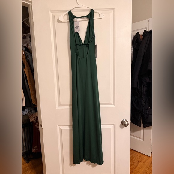 Princess Polly Emerald Backless Dress - Picture 4 of 5